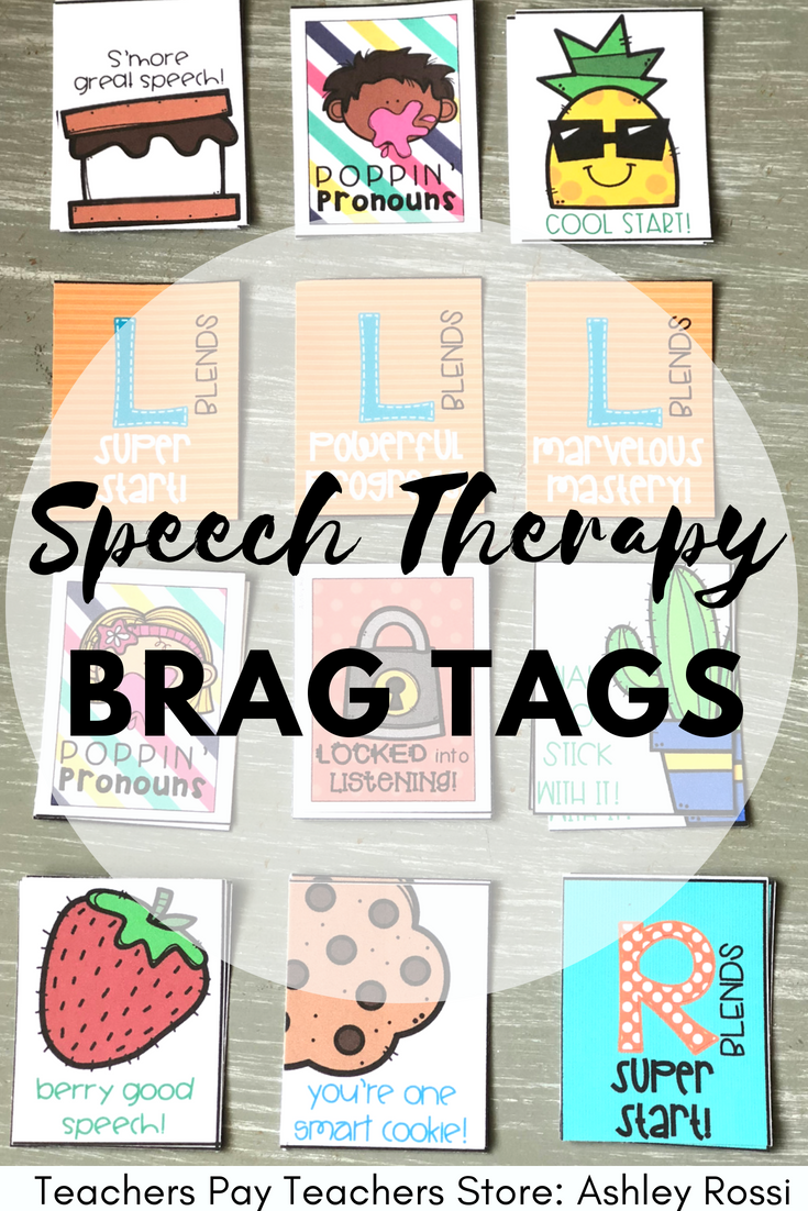 Using Brag Tags as a reward and motivation in Speech Therapy