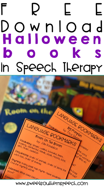 Free Halloween language bookmarks