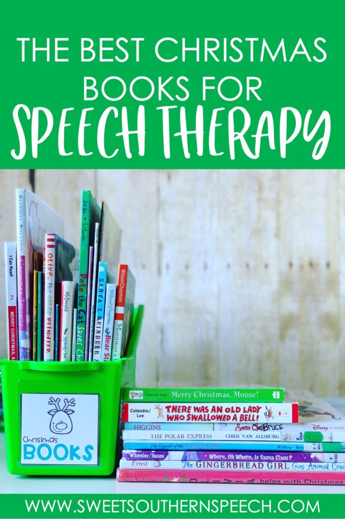 The best Christmas books to use in Speech Therapy