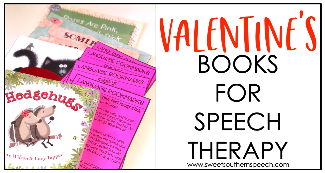 Valentine's Day books for Speech Therapy