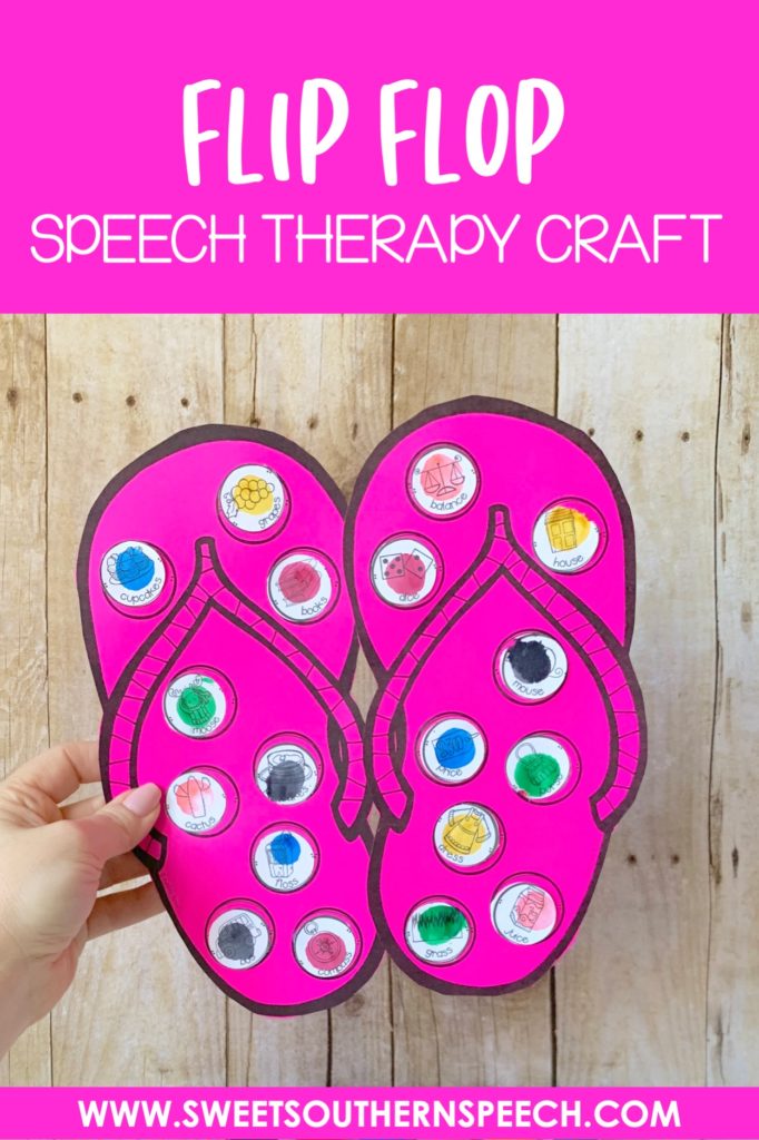 Download this FREE flip flop summer themed, easy craft!