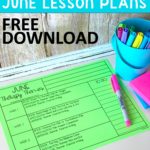 FREE DOWNLOAD - get the June Speech Therapy Lesson plans for fun summer activities!