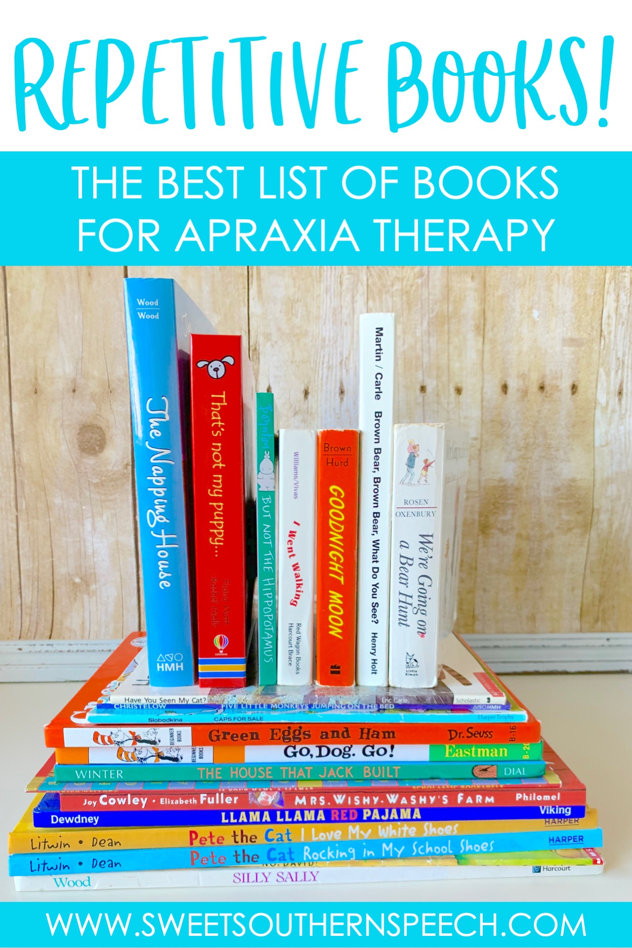 The best 25 children's books to use with Apraxia of Speech (CAS) in therapy