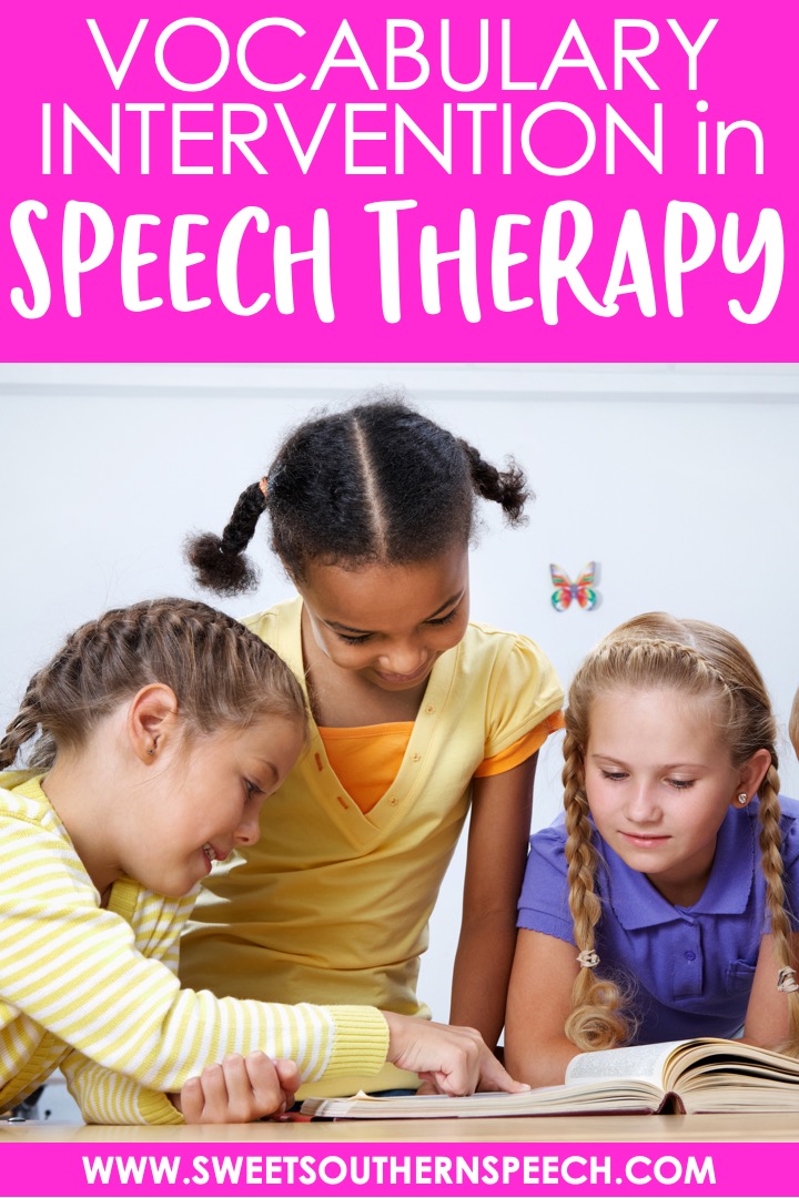 How to teach vocabulary in speech therapy and take data during your activities