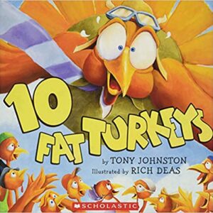 speech and language teaching concepts for 10 Fat Turkeys in speech therapy