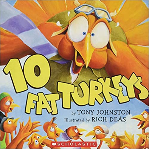 speech and language teaching concepts for 10 Fat Turkeys in speech therapy