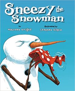 speech and language teaching concepts for sneezy the snowman in speech therapy