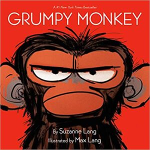 speech and language teaching concepts for Grumpy Monkey in speech therapy​