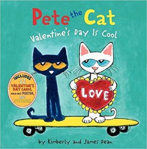 speech and language teaching concepts for Pete the Cat Valentine's Day is Cool in speech therapy
