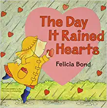 speech and language teaching concepts for The Day It Rained Hearts in speech therapy