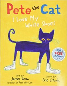 speech and language teaching concepts for Pete the Cat: I Love My White Shoes in speech therapy