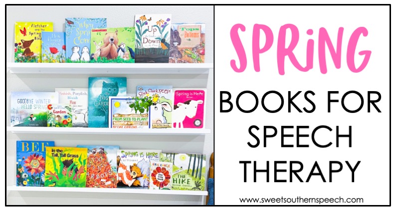 spring books for speech therapy