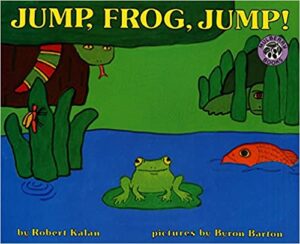 speech and language teaching concepts for Jump Frog Jump! in speech therapy
