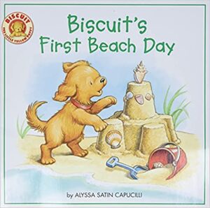 speech and language teaching concepts for Biscuit's First Beach Day in speech therapy