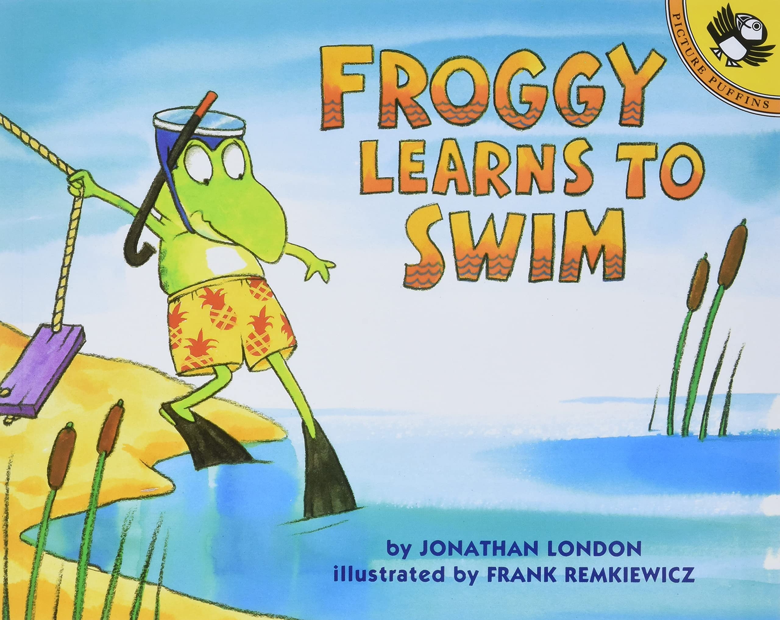 speech and language teaching concepts for Froggy Learns to Swim in speech therapy