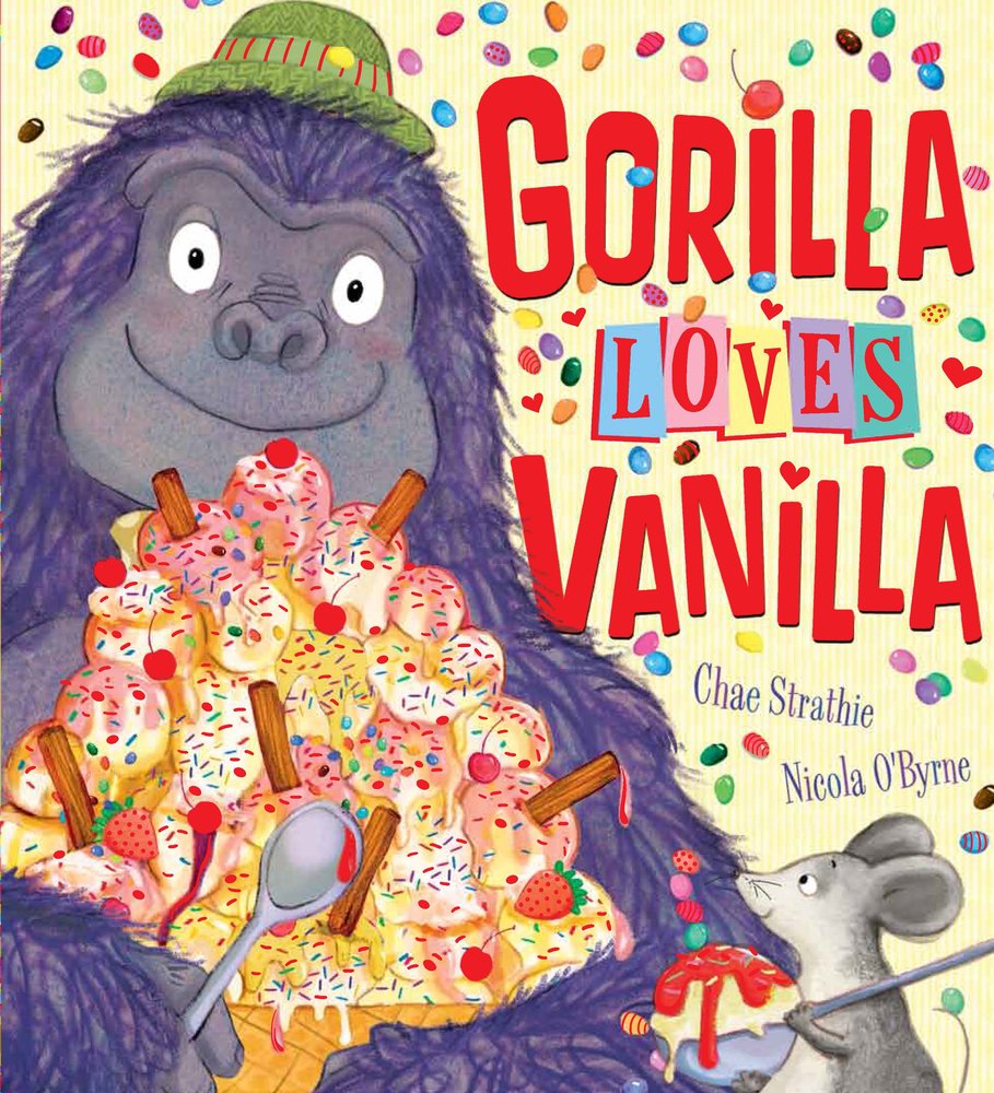 speech and language teaching concepts for Gorilla Loves Vanilla in speech therapy