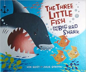 speech and language teaching concepts for The Three Little Fish and the Big Bad Shark in speech therapy