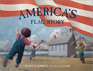 speech and language teaching concepts for America's Flag Story in speech therapy