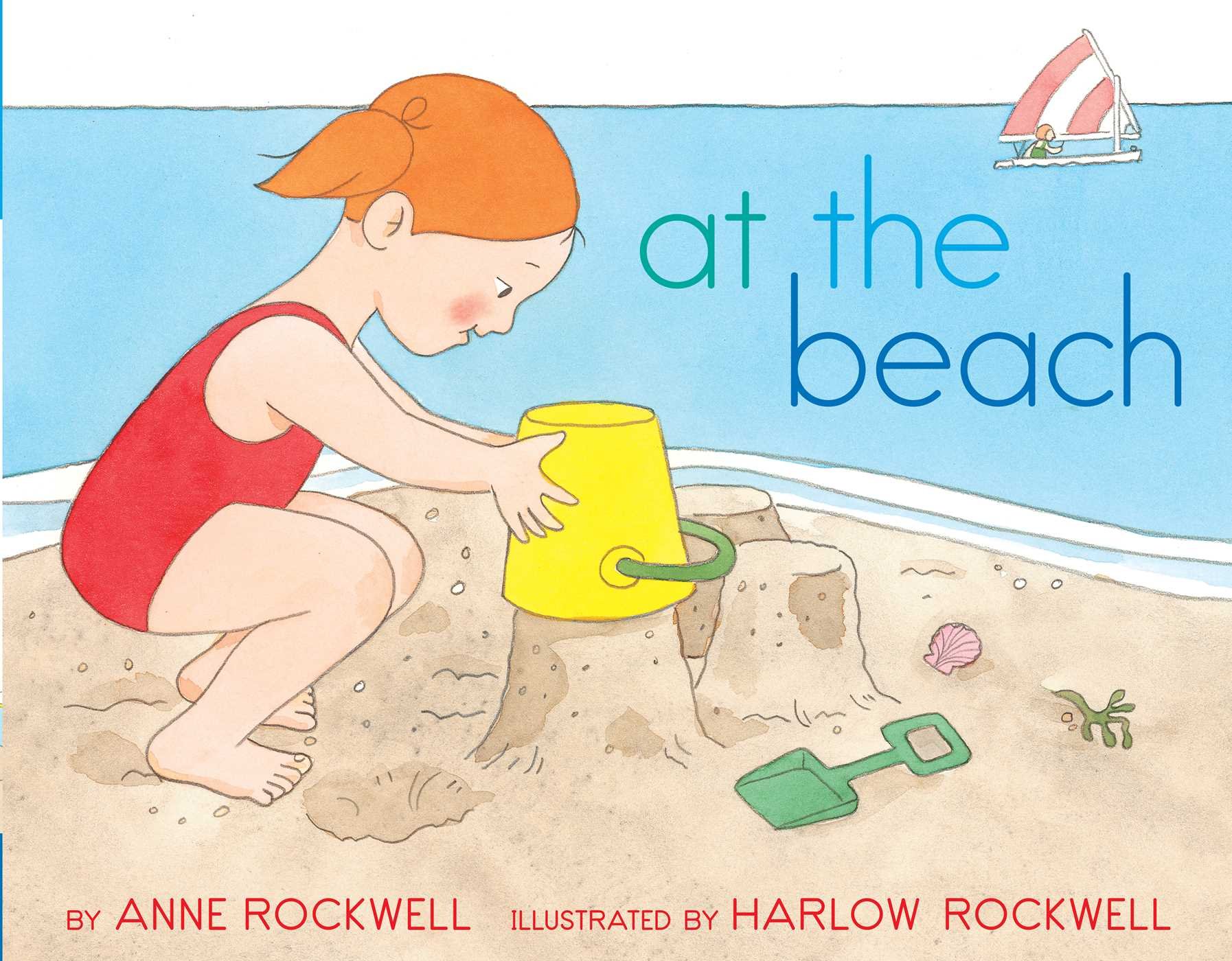 speech and language teaching concepts for At the Beach in speech therapy