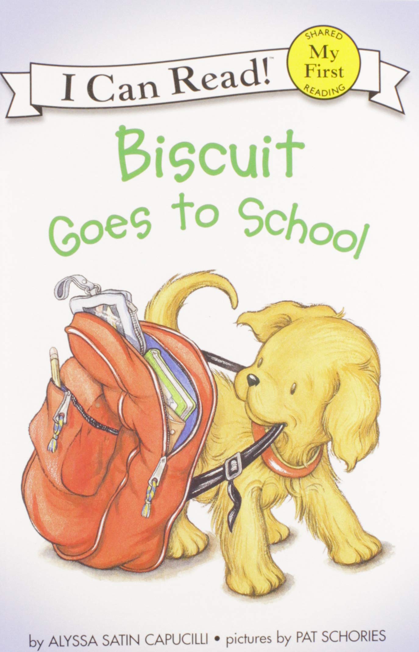 speech and language teaching concepts for Biscuit Goes to School in speech therapy​