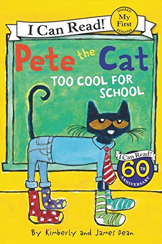 speech and language teaching concepts for Pete The Cat: Too Cool For School in speech therapy​