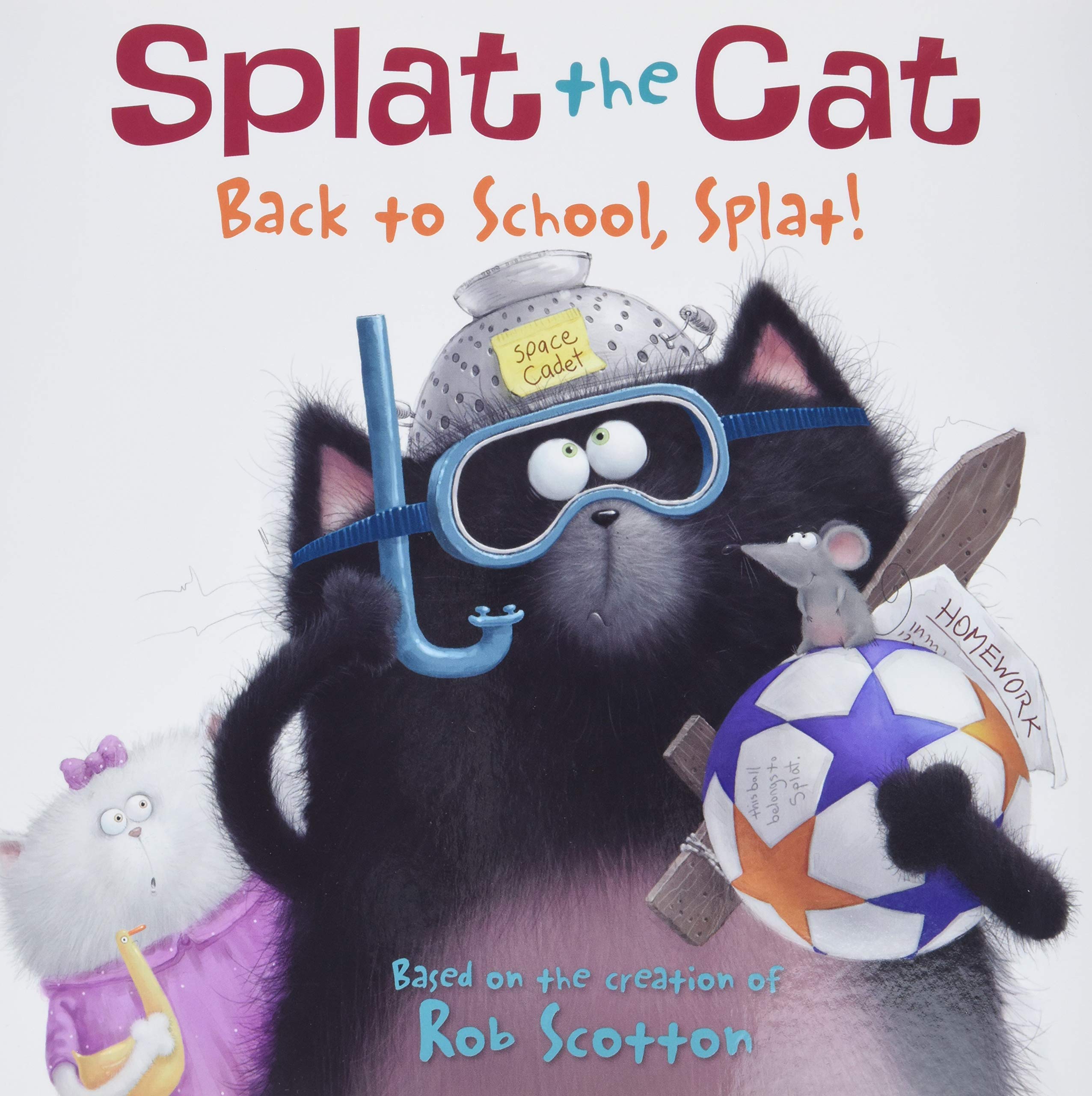 speech and language teaching concepts for Splat the Cat Back to School Splat in speech therapy​