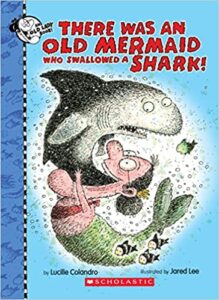 speech and language teaching concepts for There Was an Old Mermaid Who Swallowed a Shark in speech therapy