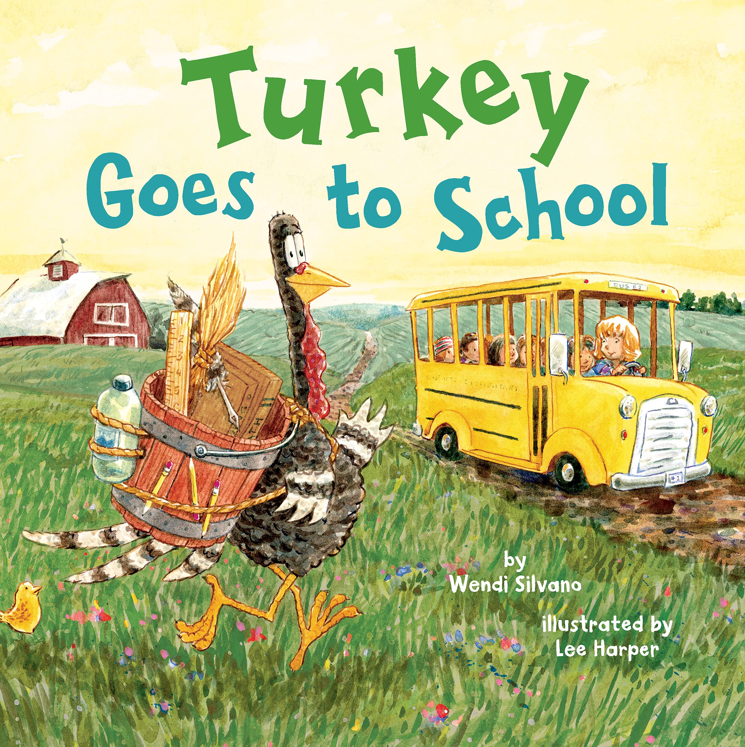 speech and language teaching concepts for Turkey Goes to School in speech therapy