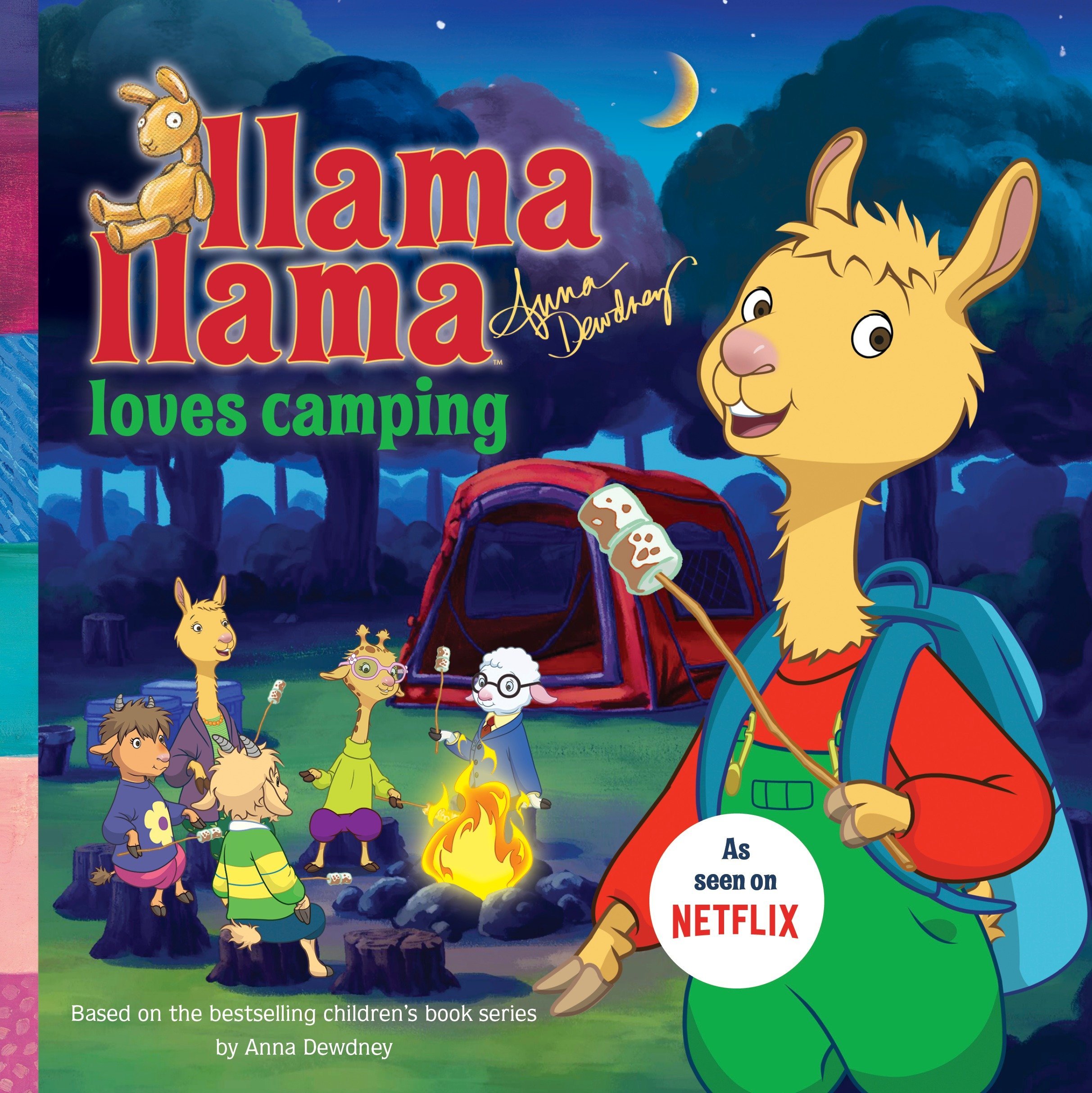 speech and language teaching concepts for Llama Llama Loves Camping in speech therapy​ ​