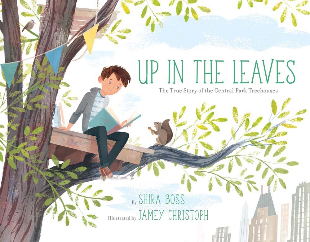speech and language teaching concepts for Up in the Leaves: The True Story of the Central Park Treehouses in speech therapy​ ​