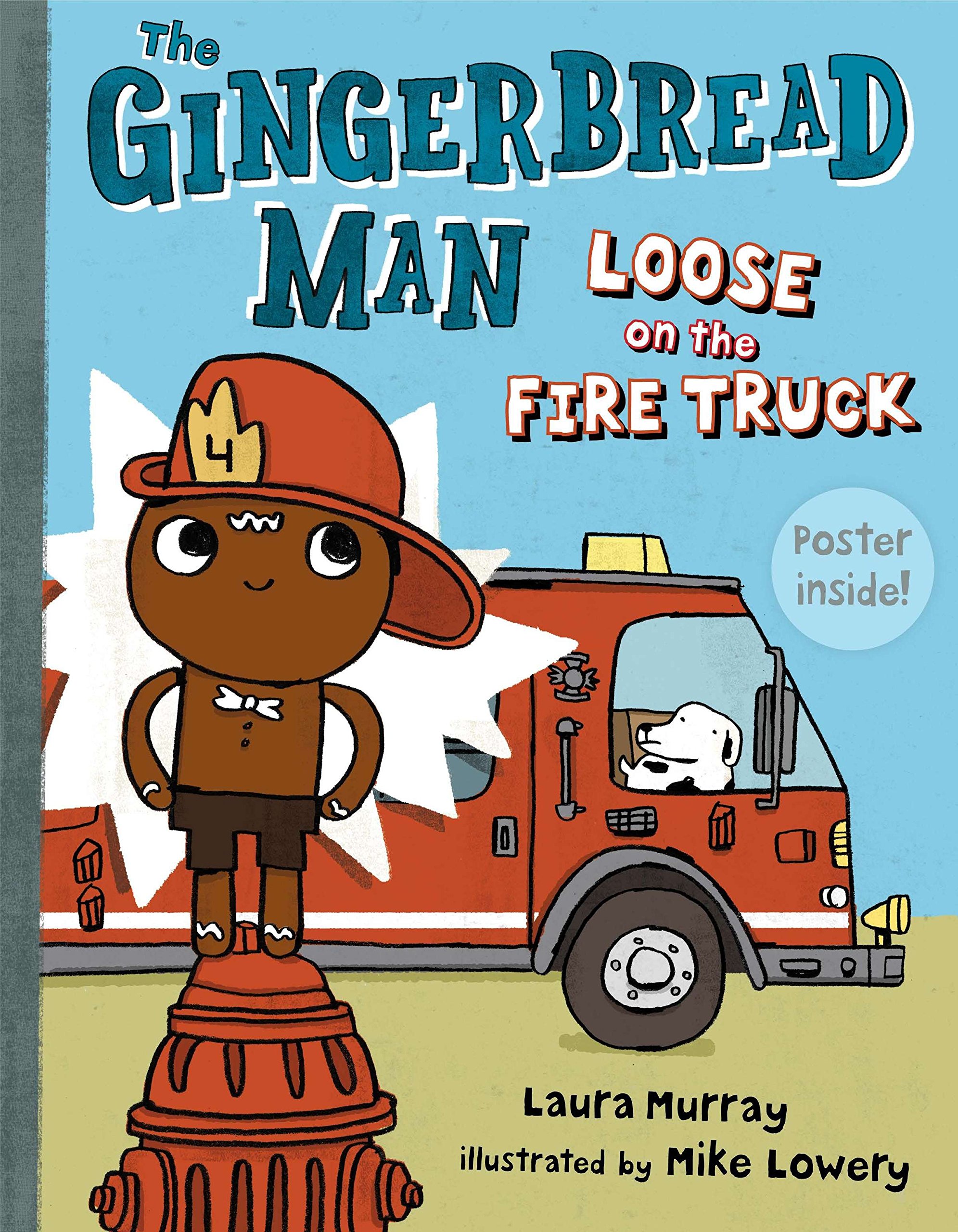speech and language teaching concepts for the gingerbread man loose on the firetruck in speech therapy