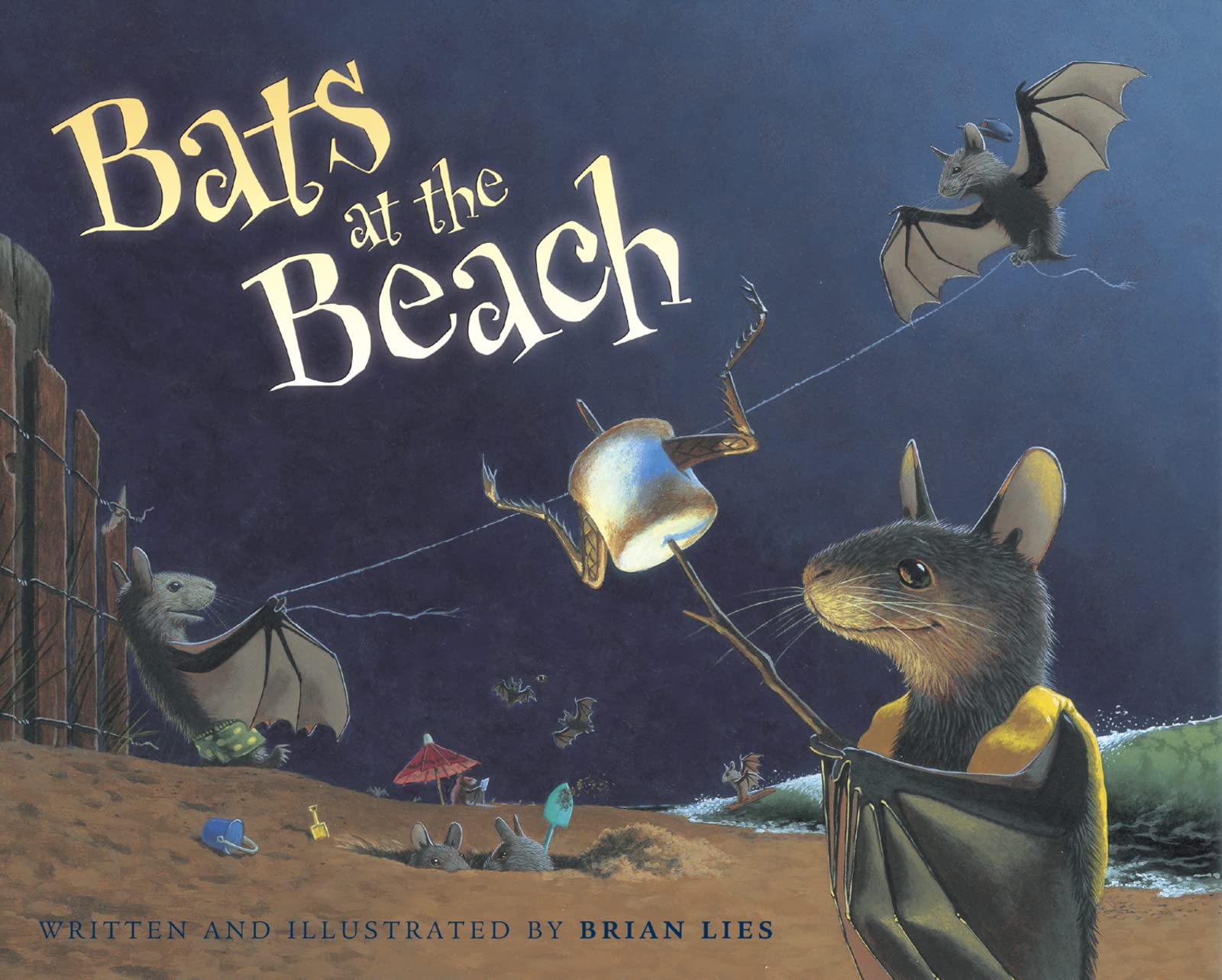 speech and language teaching concepts for Bats at the Beach in speech therapy​ ​