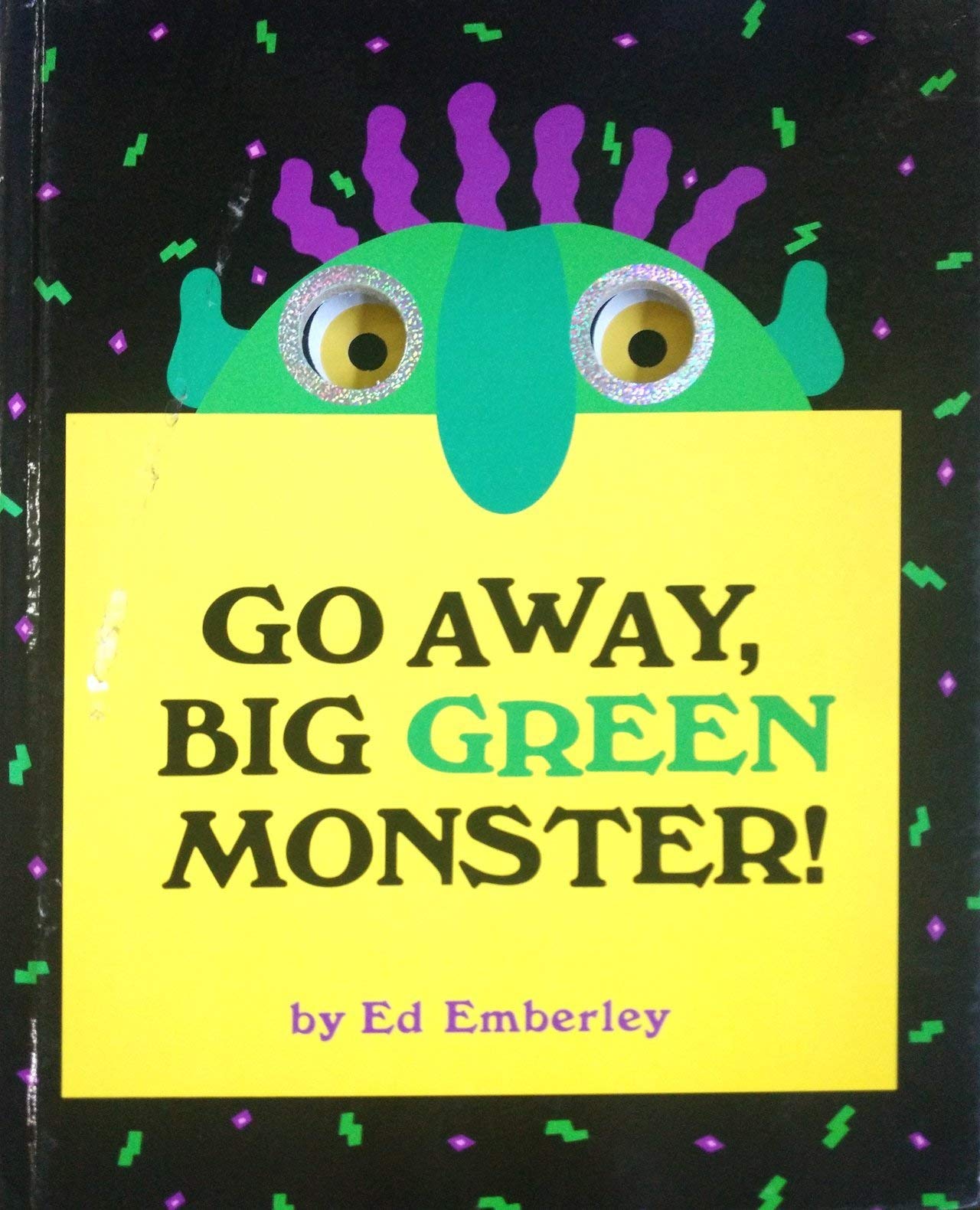 speech and language teaching concepts for Go Away Big Green Monster in speech therapy