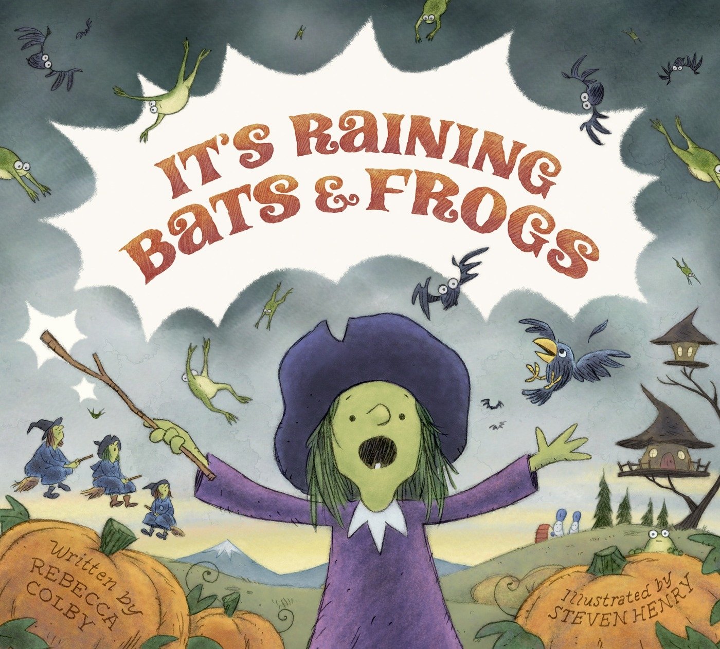 speech and language teaching concepts for Its Raining Bats and Frogs in speech therapy