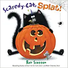 speech and language teaching concepts for Scaredy Cat Splat in speech therapy