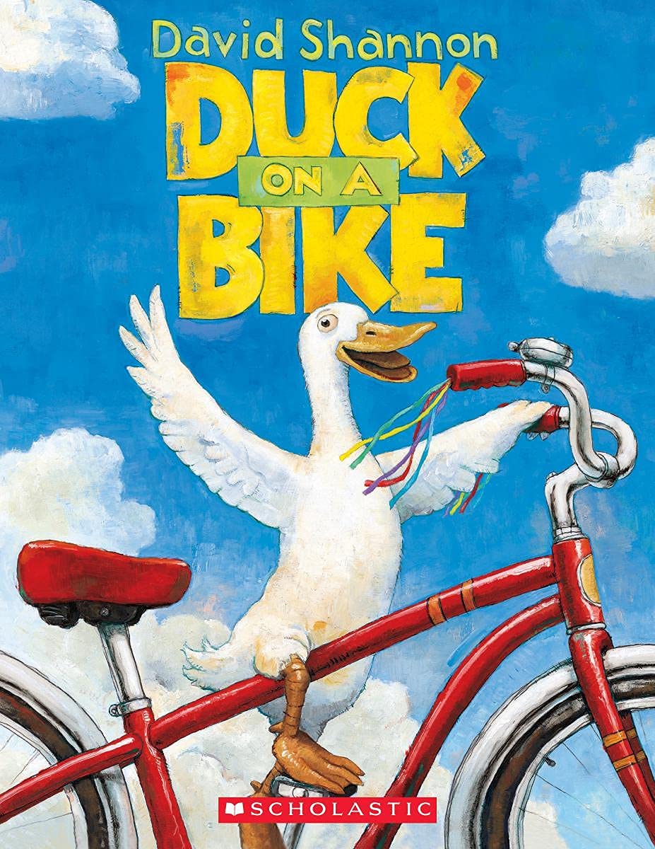 speech and language teaching concepts for Duck on a Bike in speech therapy​ ​