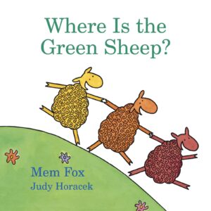 speech and language teaching concepts for Where Is the Green Sheep? in speech therapy​ ​