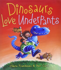 speech and language teaching concepts for Dinosaurs Love Underpants in speech therapy​ ​