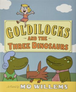 speech and language teaching concepts for Goldilocks and the Three Dinosaurs in speech therapy​ ​