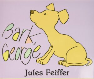 speech and language teaching concepts for bark George in speech therapy