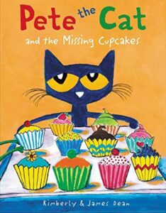 speech and language teaching concepts for pete the cat and the missing cupcakes in speech therapy​