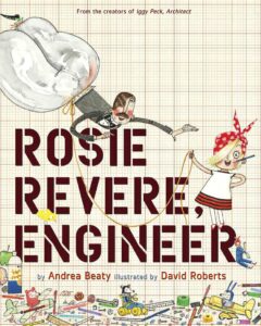 speech and language teaching concepts for Rosie Revere the Engineer in speech therapy​ ​