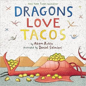 speech and language teaching concepts for Dragons Love Tacos in speech therapy