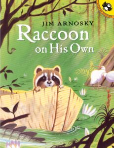 speech and language teaching concepts for Raccoon On His Own in speech therapy