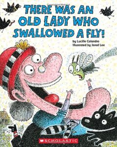 speech and language teaching concepts for There Was An Old Lady Who Swallowed A Fly in speech therapy