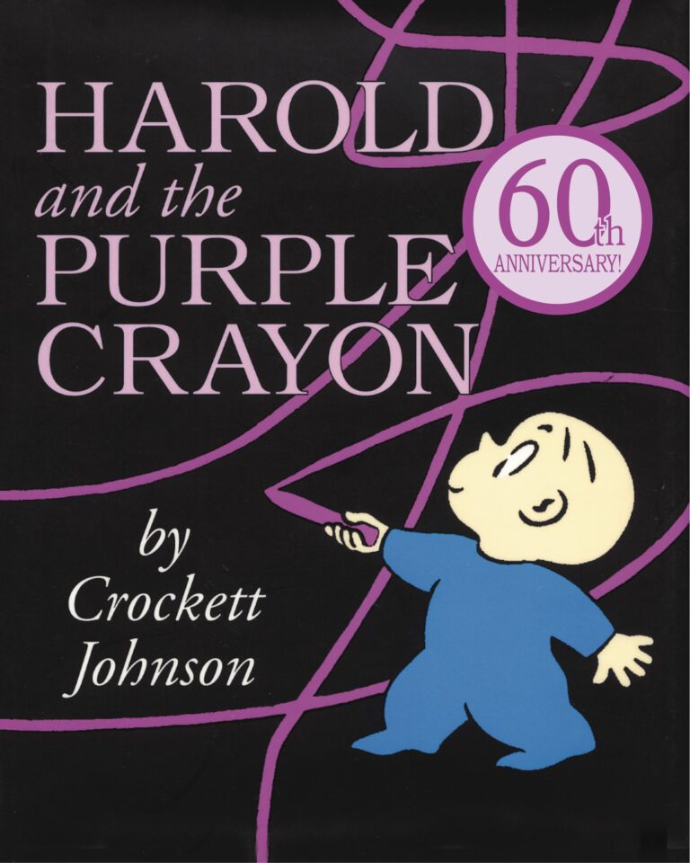 speech and language teaching concepts for Harold and the Purple Crayon in speech therapy