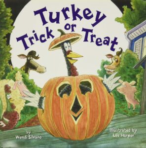 speech and language teaching concepts for Turkey Trick or Treat in speech therapy