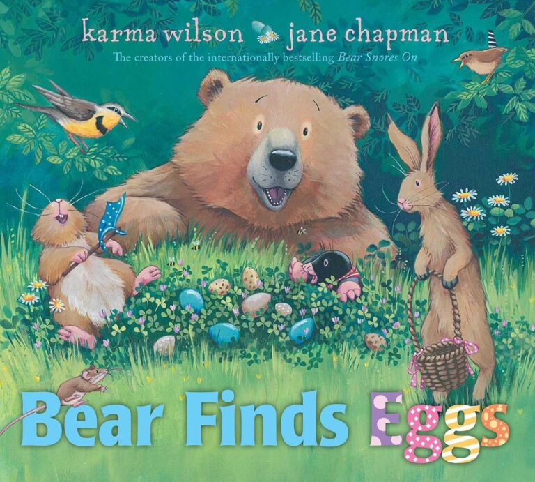 speech and language teaching concepts for Bear Finds Eggs in speech therapy